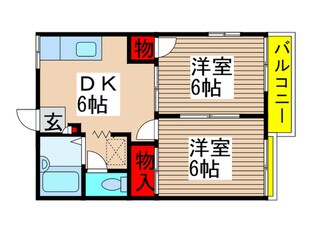 メゾンベルウッドの物件間取画像